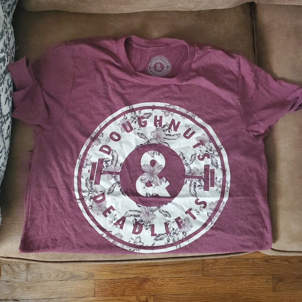 Doughnuts & Deadlifts OG Iris Tee